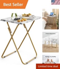 Folding TV Tray Table Square