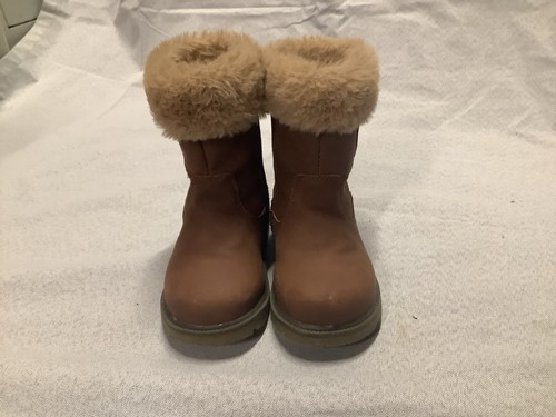 Kids brown winter boots cute - brown,