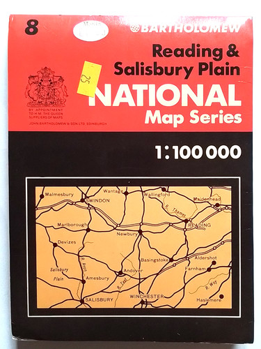 Vintage bartholomew map - vintage, bartholomew's