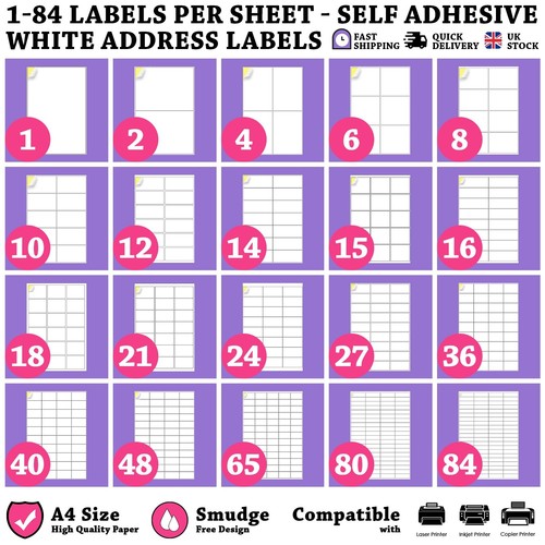 Address labels sticker self - labels,