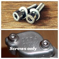 WR 250 F 450 F YAMAHA ***NEW*** REAR BRAKE MASTER CYLINDER CAP SCREWS 2003 - 23