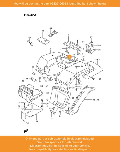 Suzuki cushion 09321 - suzuki, cushion,