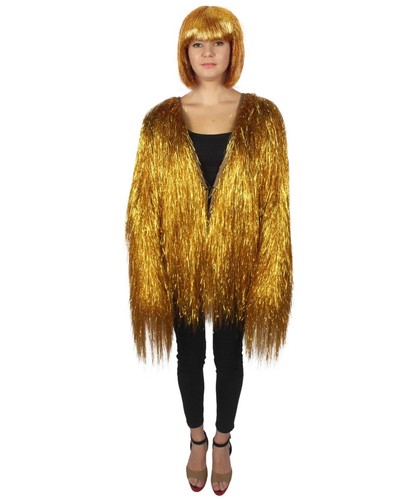 Festival tinsel jacket wig - tinsel,