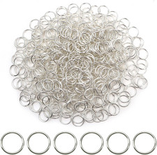 500Pcs 10Mm Silver Open Jump