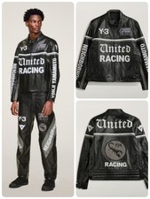 Y-3 NBHD LEATHER RACER JACKET