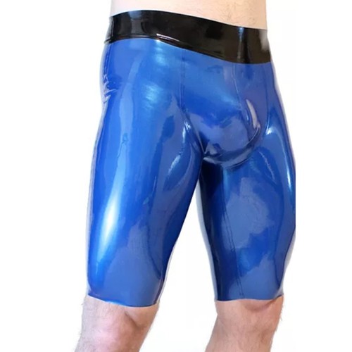 Male latex shorts metal - male,