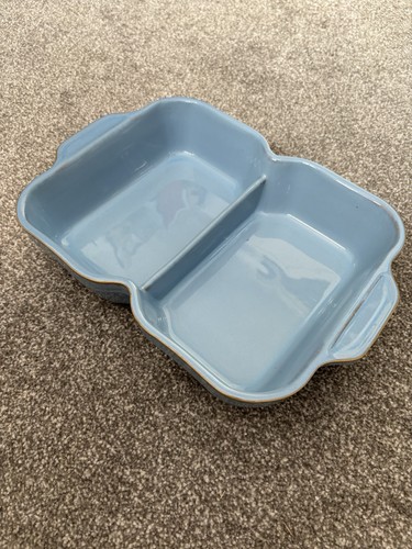 Denby colonial blue divided - colonial,
