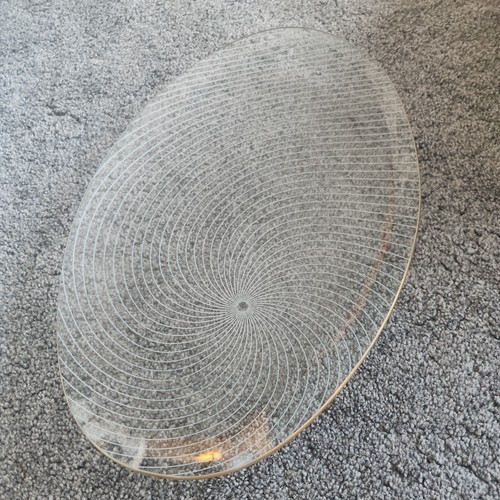 Mid century glass plate - plate, from