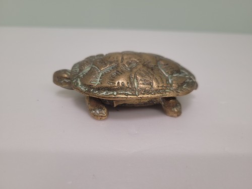 Vintage brass tortoise - vintage,
