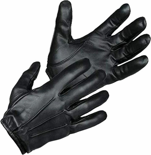 Leather unlined police gloves - police,