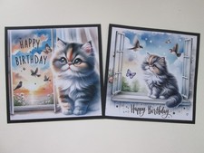 Set of 2  x HAPPY BIRTHDAY