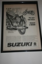 Suzuki 250 Motor Cycle Framed