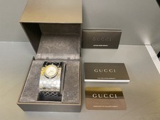 Gucci Quartz Twirl Watch 112 Box and Papers New Battery Fitted
