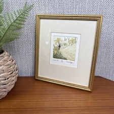 Mark Spain Framed Art Swan II