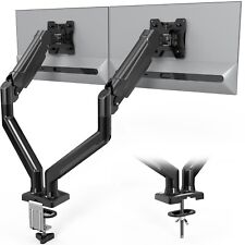 Dual Monitor Desk Mount for 32 inch screens, Gas Spring Arm Stand VESA 75/100 mm