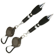 2x RETRACTABLE CLIP ON PENS