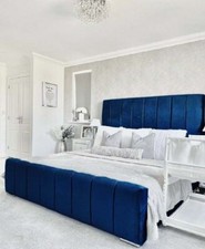 Panel Plush Velvet Upholstered