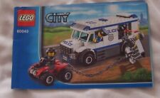 Lego City 60043 Prisoner Transporter Van Instruction Booklet Only No Bricks