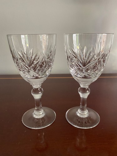 Pair thomas webb crystal - thomas,