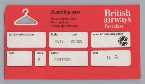 British airways first - british, class