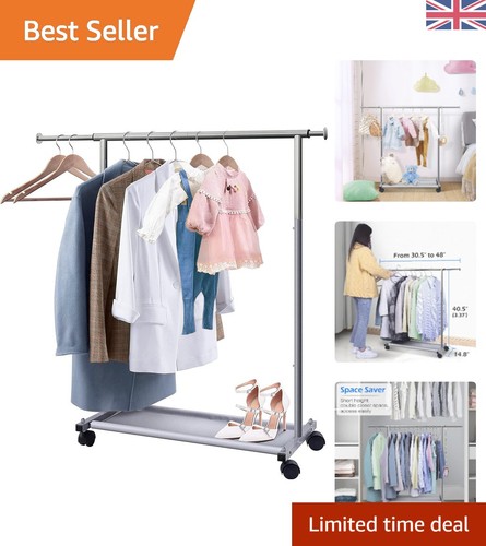 Short adjustable clothes rack - short,