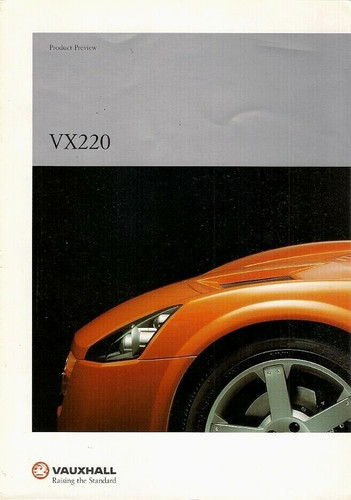 Vauxhall vx220 1999 2000 - 2.2i, 1999-2000