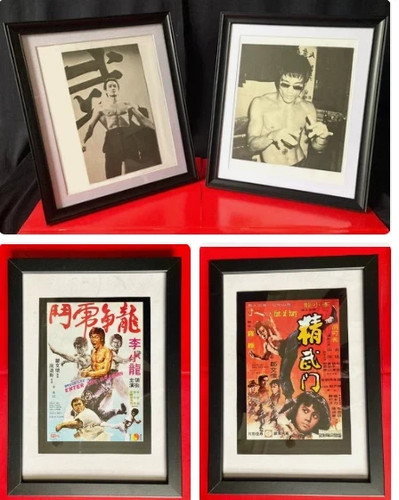 Iconic framed bruce lee - 4, x