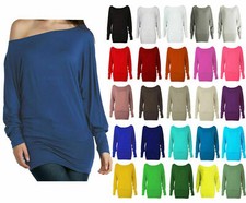 WOMENS BATWING TOP JUMPER
