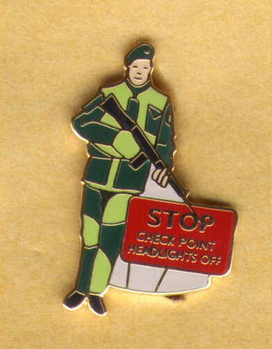 Udr checkpoint soldier lapel - soldier,