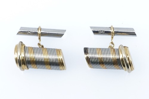 Cartier cufflinks 18k yellow - cufflinks,