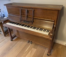 Challen Upright Piano Oak