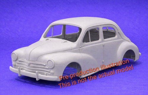 Renault 4cv resin body - 4cv, 1/32