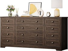 Wooden Dresser with 12 Drawer