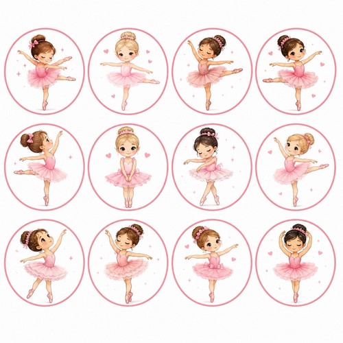 Ballerina edible cupcake - ballerina,