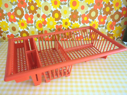 Vintage dish drainer - dish, rack