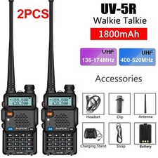 2x Baofeng UV-5R II Dual-band