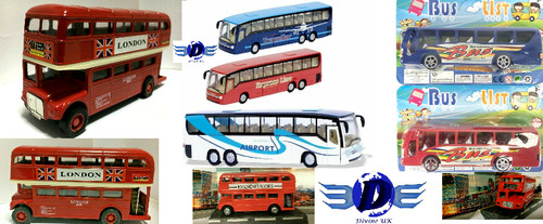 Bus pull back double - bus, normal