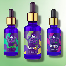 Full Spectrum CBD Oil by Purple Dank|600mg-4800mg| 9 Flavours (BUY 1 GET 1 FREE)