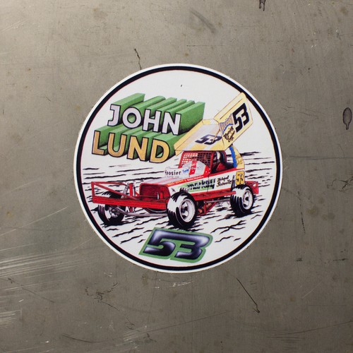 Stickers john lund brisca - stickers,