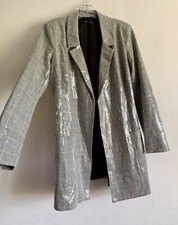 ZARA GREY CHECK LONG SLEEVES