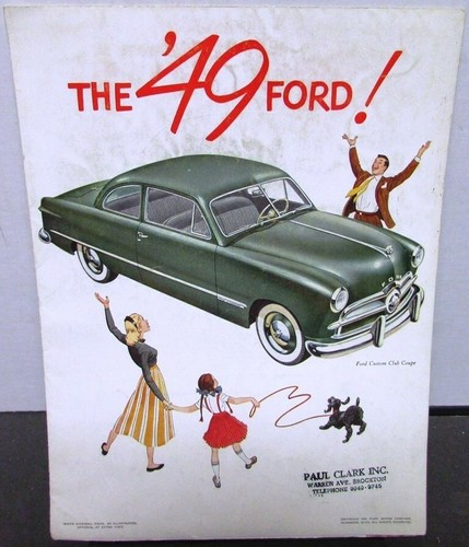 1949 ford car custom sedan - car,