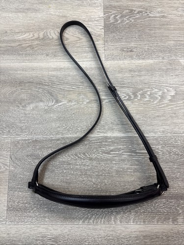 English leather drop noseband - leather,