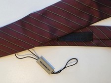 Burgundy Burberry Necktie