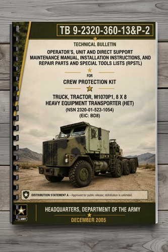 M1070p1 8x8 het truck crew - m1070p1,