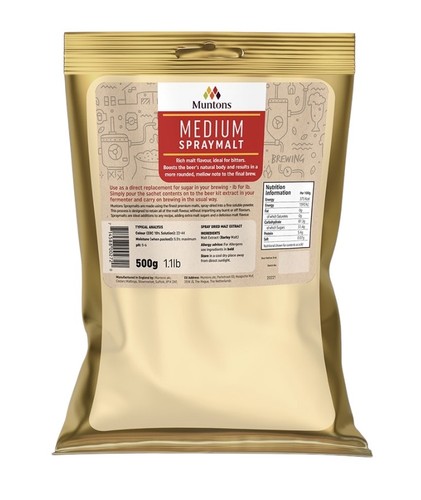 Muntons spraymalt medium 500g - muntons,