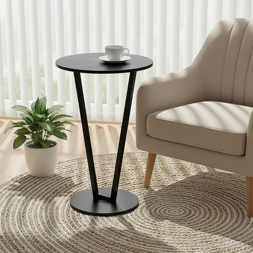 Wooden side end table accent - wooden,