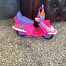 Rare Vintage 1989 Barbie Doll Around Town Scooter Motorbike Collectable 