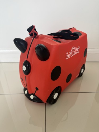 Trunki red black polka - polka, dot