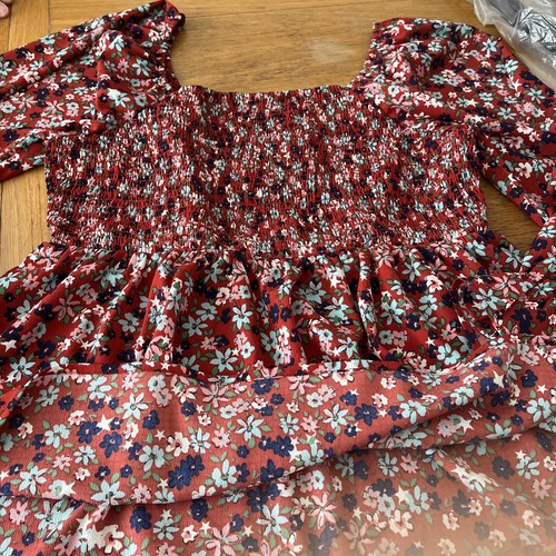 Ladies size red floral mix - size,