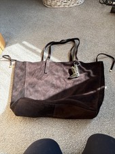 Mango Suede Bag with Double